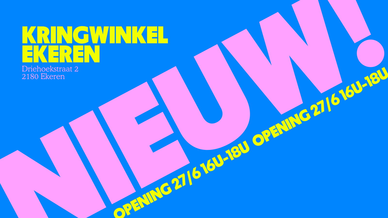 Opening Kringwinkel Ekeren