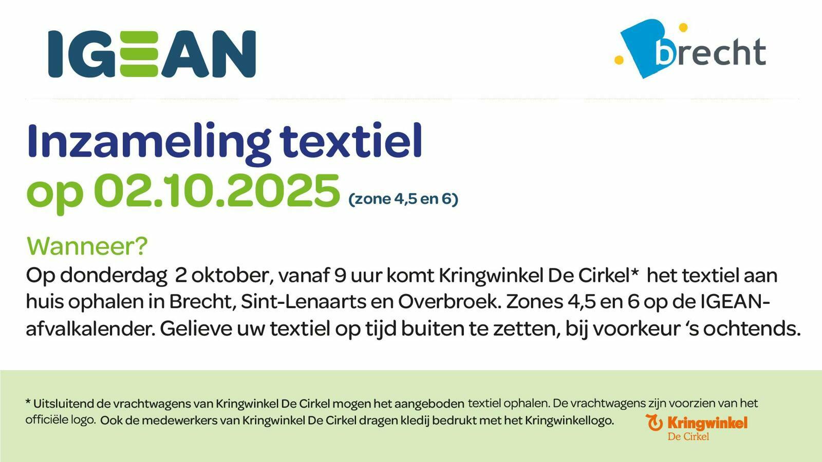 Inzameling textiel