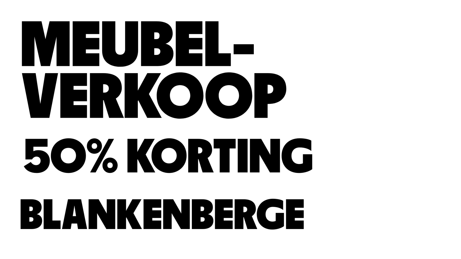 Meubelverkoop Blankenberge