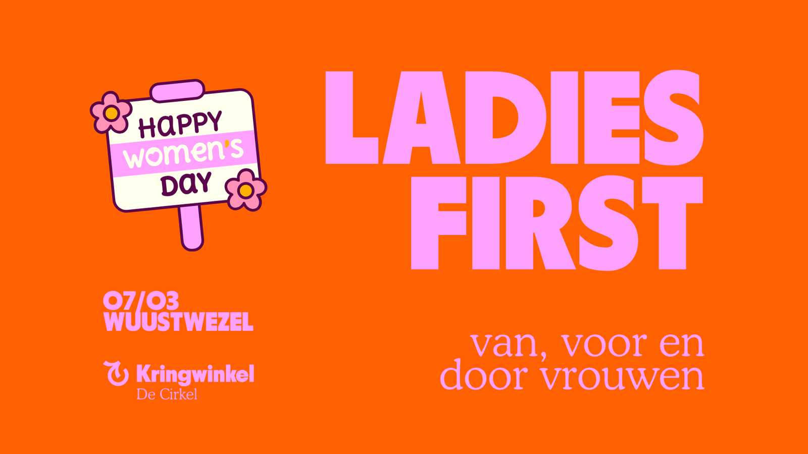 Ladies first