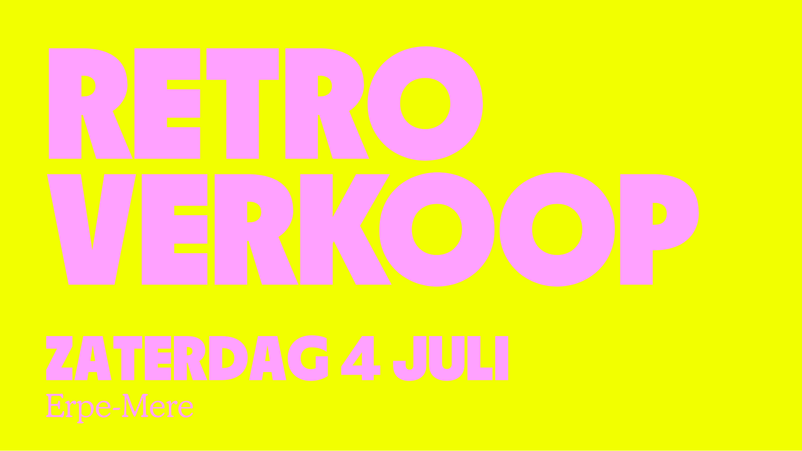Retroverkoop Erpe-Mere