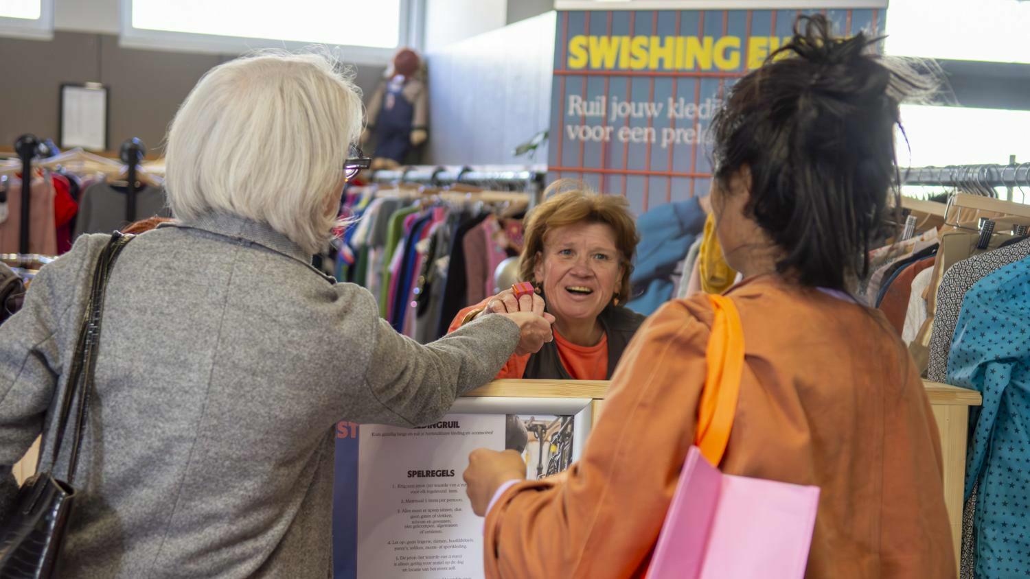 Swishing - kledingruil