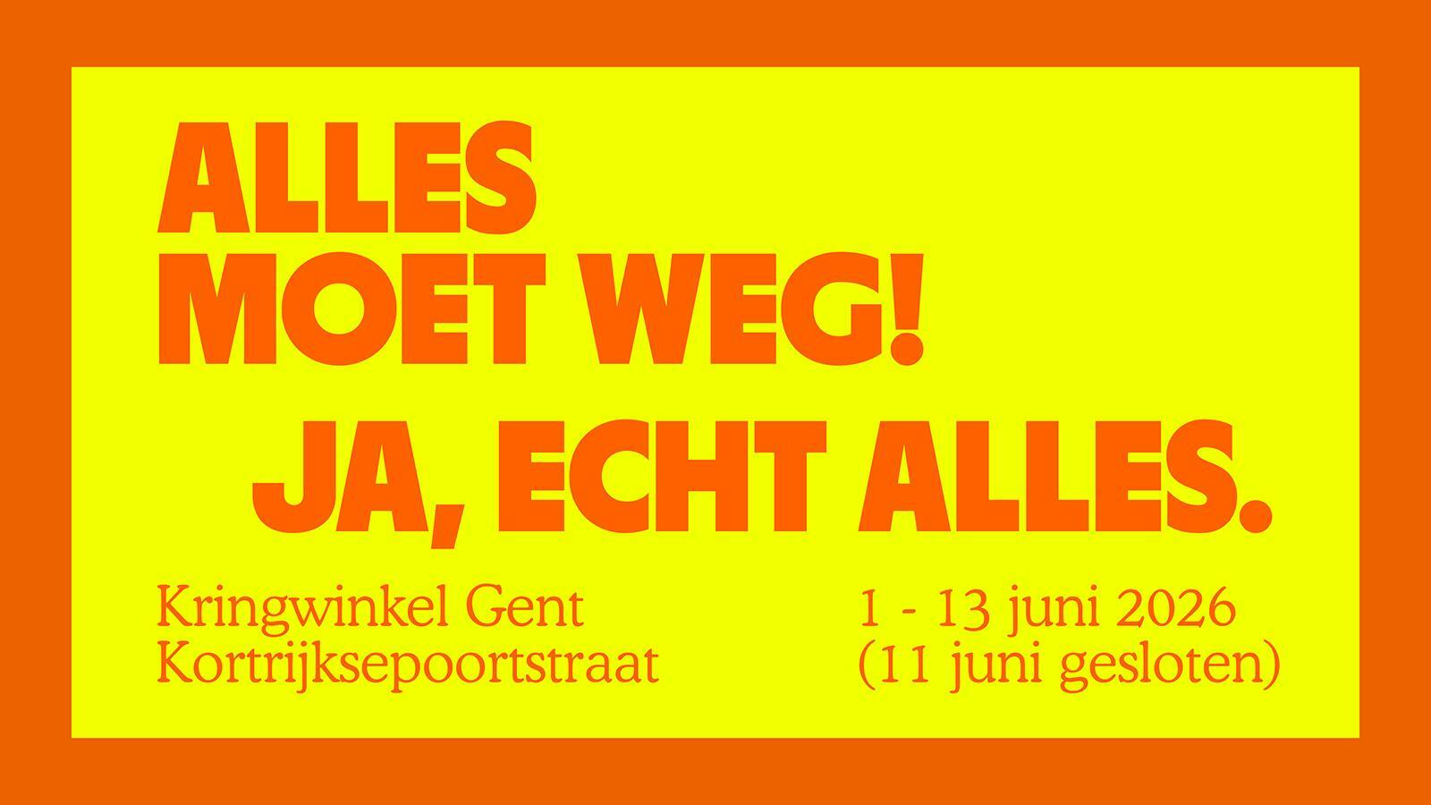 Alles moet weg