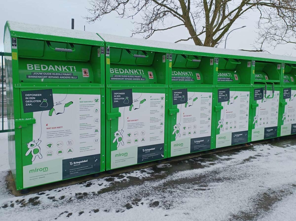 Textielcontainer Zonnebeke