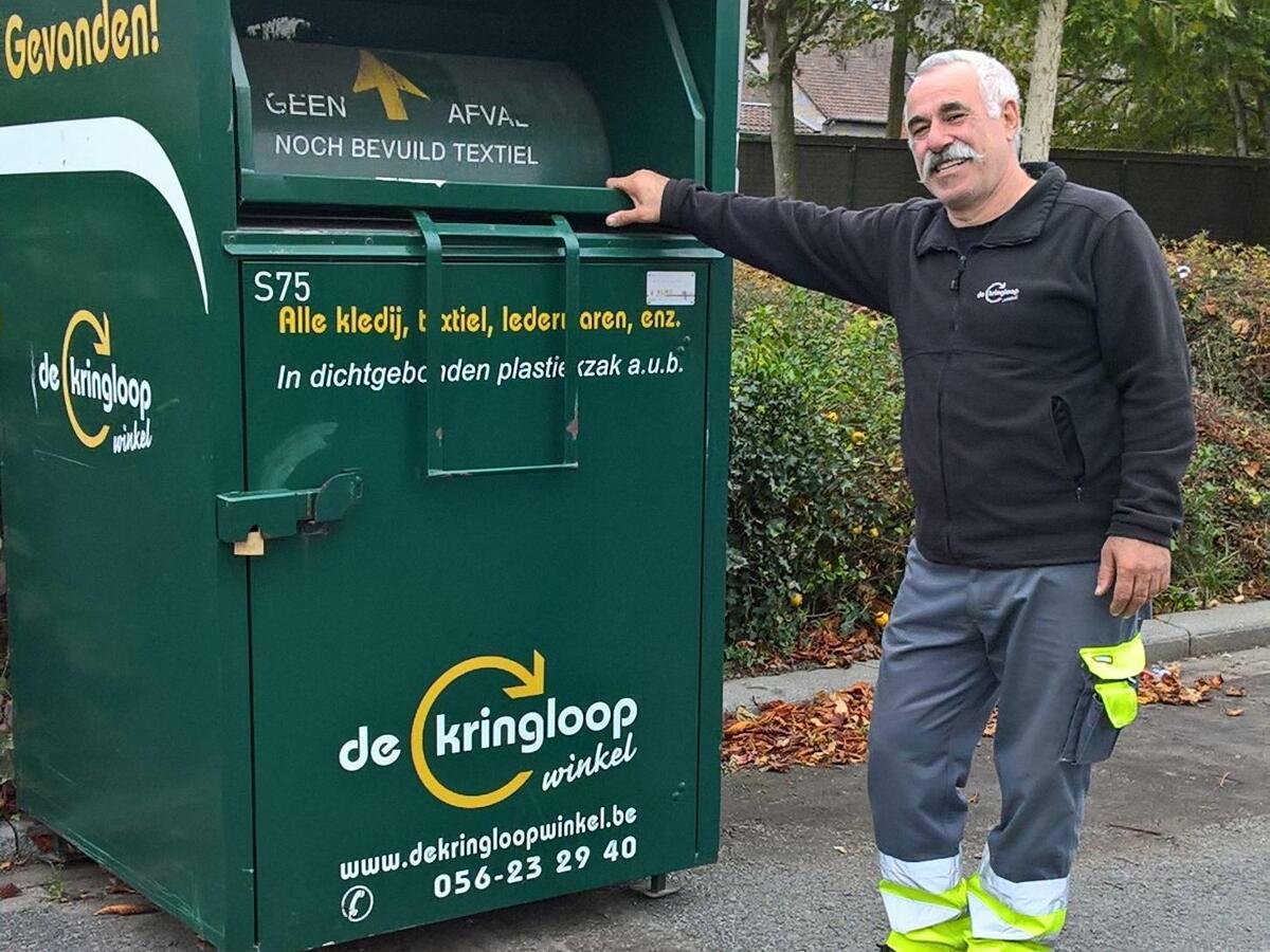 Textielcontainer Tiegem